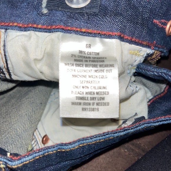 NWT GIRL’S P.S. FROM AEROPOSTALE JEANS SIZE 6R - Picture 5 of 5